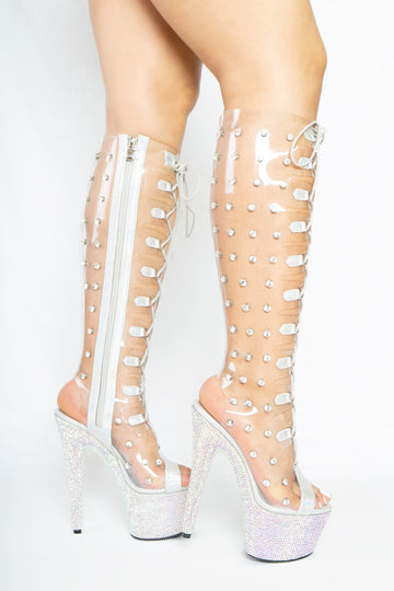 Iced Out lace up - The Beauty Cave Boutique